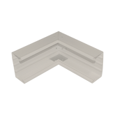 Esquinero interior en color Marfil de PVC auto extinguible, para canaleta TEK-100-M (5576-15001)